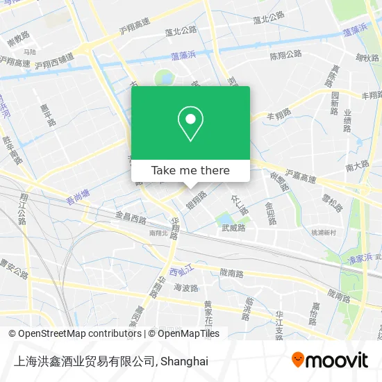 上海洪鑫酒业贸易有限公司 map