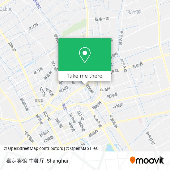 嘉定宾馆-中餐厅 map