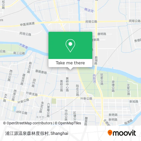 浦江源温泉森林度假村 map
