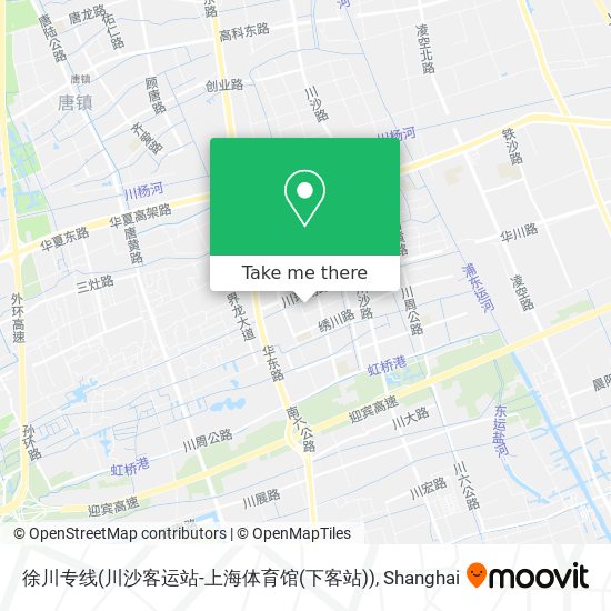 徐川专线(川沙客运站-上海体育馆(下客站)) map