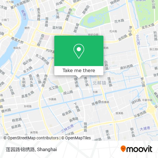 莲园路锦绣路 map
