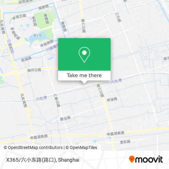 X365/六小东路(路口) map