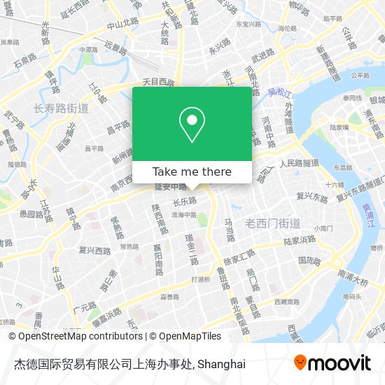 杰德国际贸易有限公司上海办事处 map