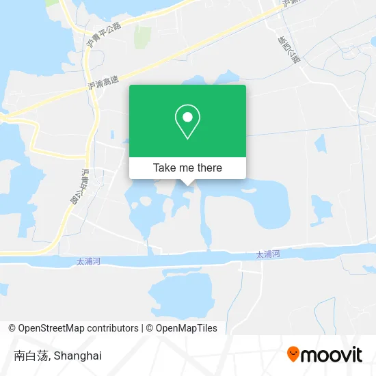 南白荡 map