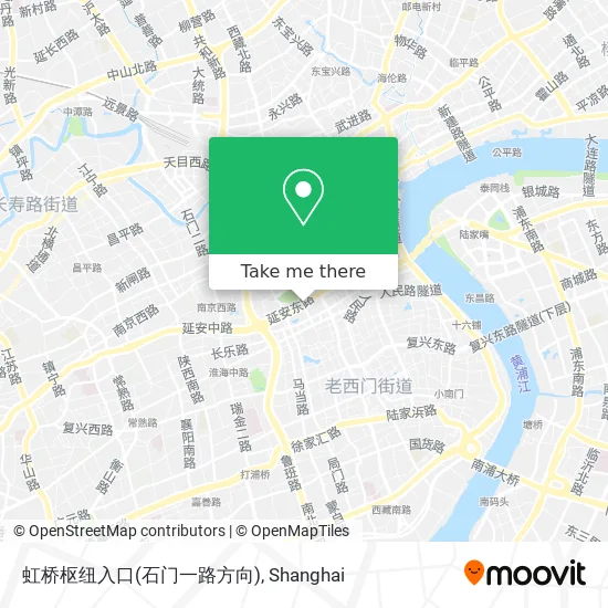 虹桥枢纽入口(石门一路方向) map