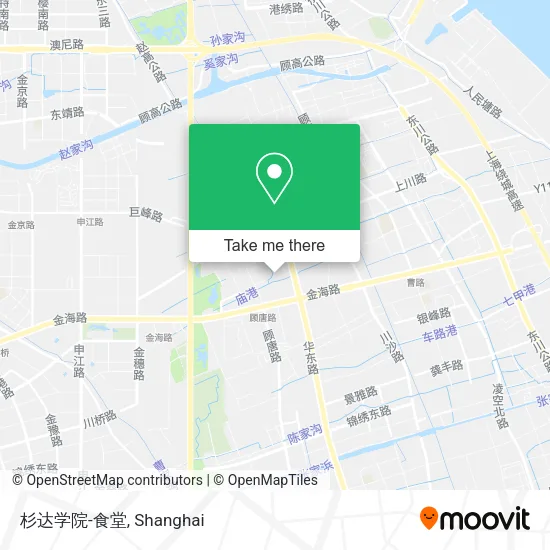 杉达学院-食堂 map