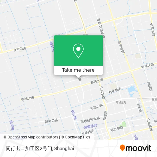 闵行出口加工区2号门 map