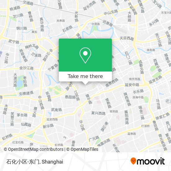 石化小区-东门 map