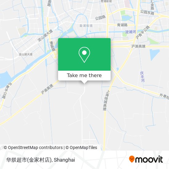 华朕超市(金家村店) map