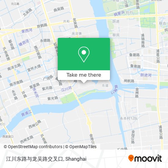 江川东路与龙吴路交叉口 map