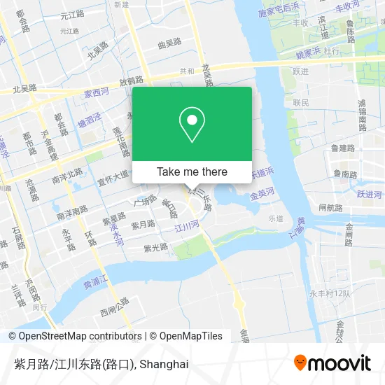 紫月路/江川东路(路口) map