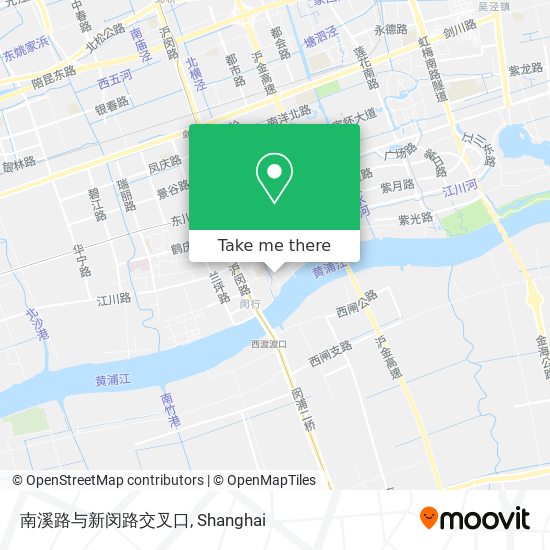 南溪路与新闵路交叉口 map
