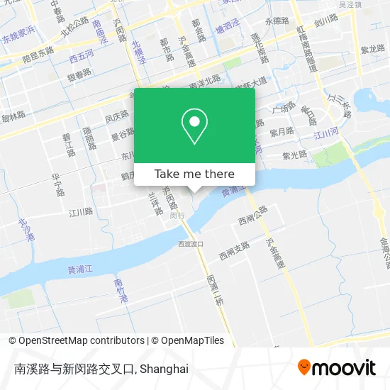 南溪路与新闵路交叉口 map