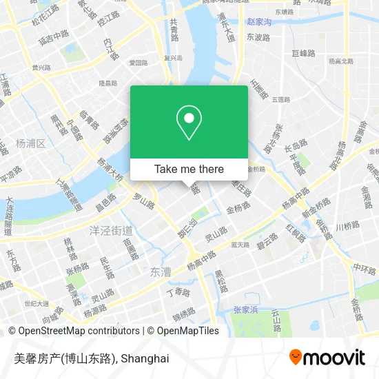 美馨房产(博山东路) map