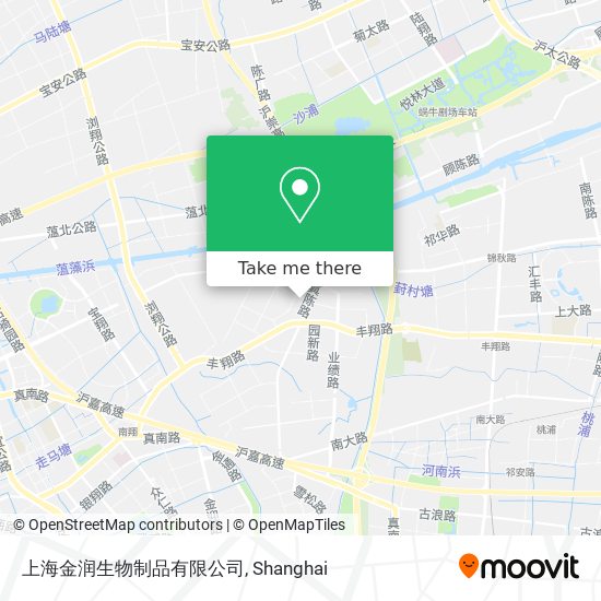 上海金润生物制品有限公司 map