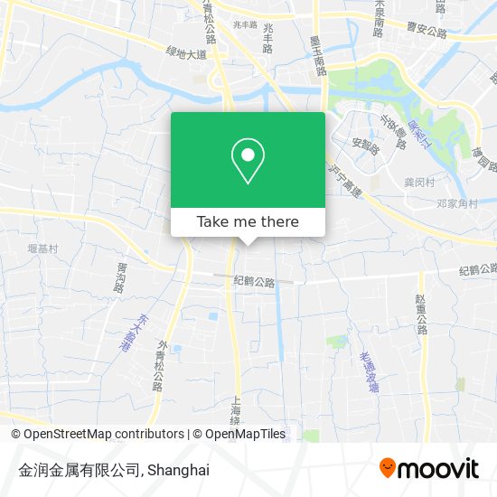 金润金属有限公司 map