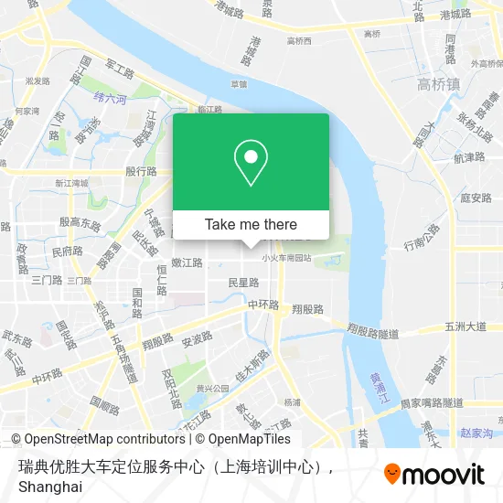 瑞典优胜大车定位服务中心（上海培训中心） map