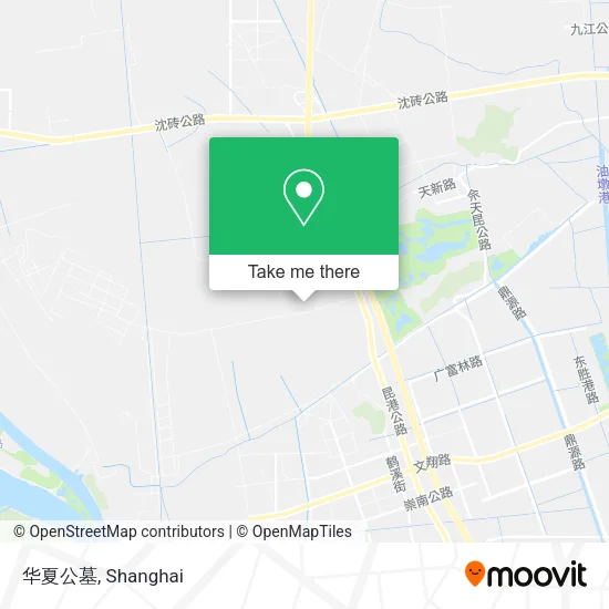 华夏公墓 map