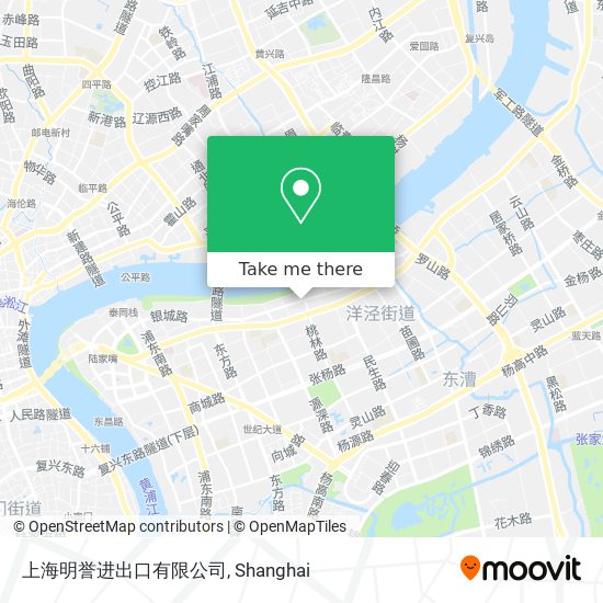 上海明誉进出口有限公司 map