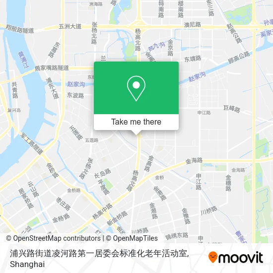 浦兴路街道凌河路第一居委会标准化老年活动室 map