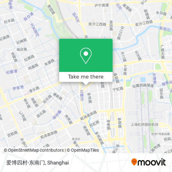 爱博四村-东南门 map