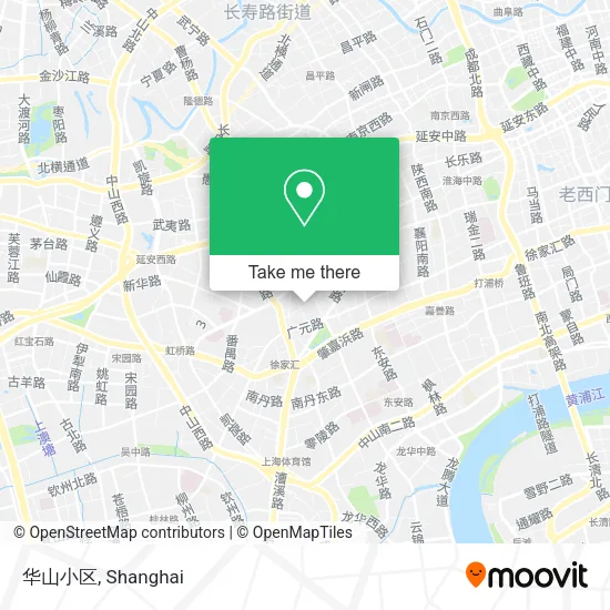 华山小区 map