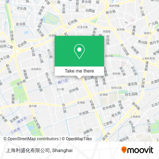 上海利盛化有限公司 map