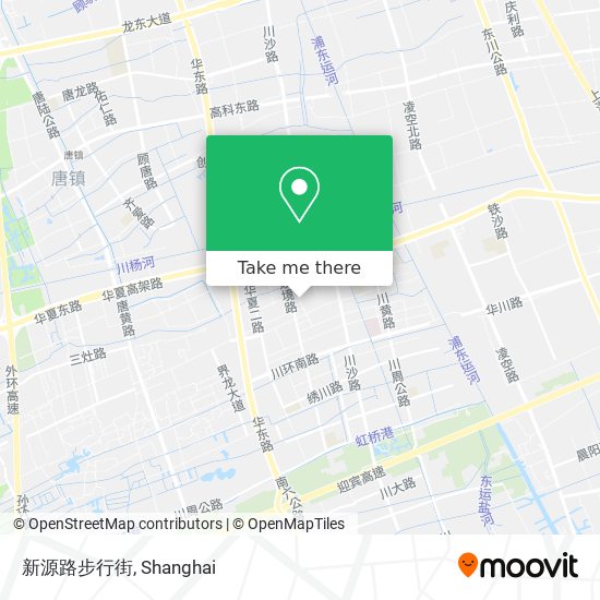 新源路步行街 map