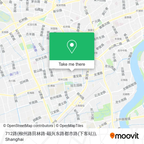 712路(柳州路田林路-颛兴东路都市路(下客站)) map