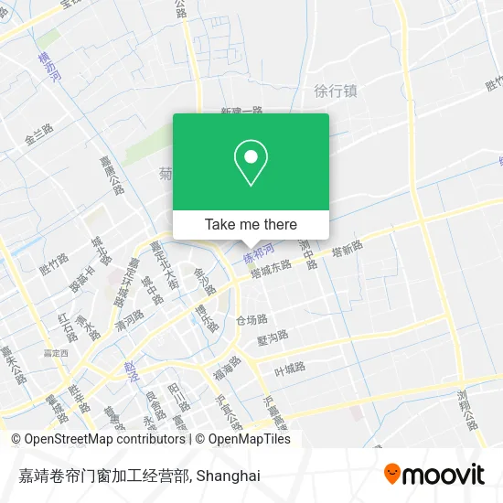 嘉靖卷帘门窗加工经营部 map