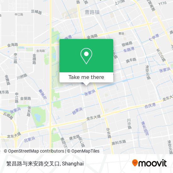 繁昌路与来安路交叉口 map