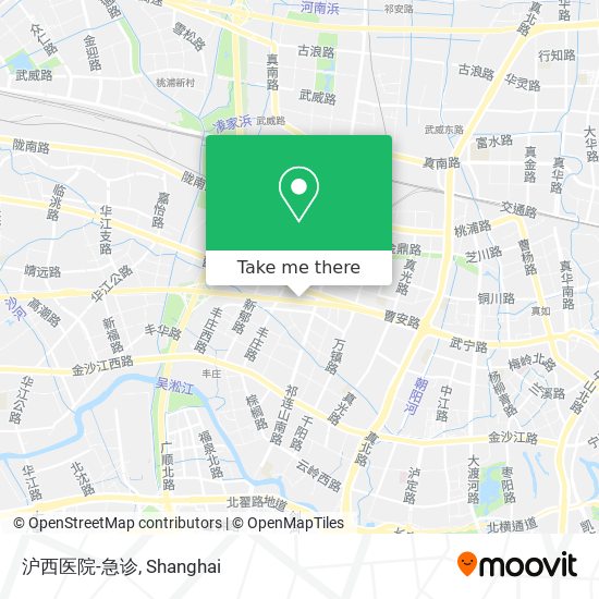 沪西医院-急诊 map