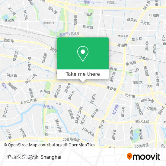 沪西医院-急诊 map