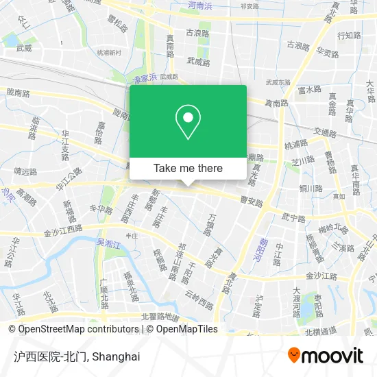 沪西医院-北门 map