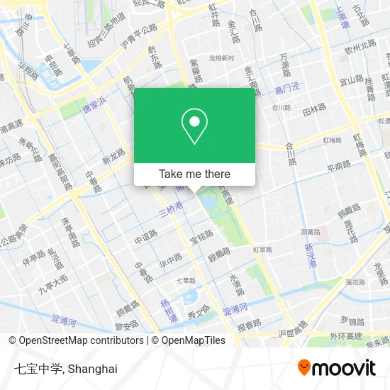 七宝中学 map