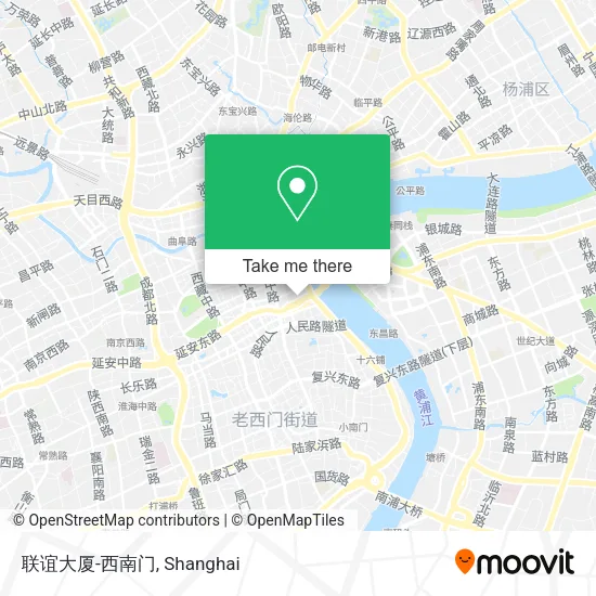 联谊大厦-西南门 map