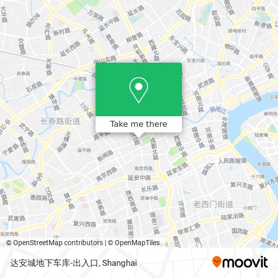 达安城地下车库-出入口 map