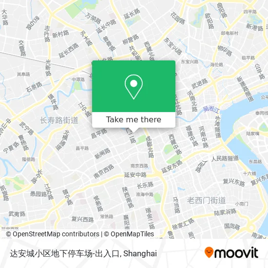 达安城小区地下停车场-出入口 map
