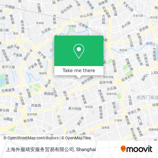 上海外服靖安服务贸易有限公司 map