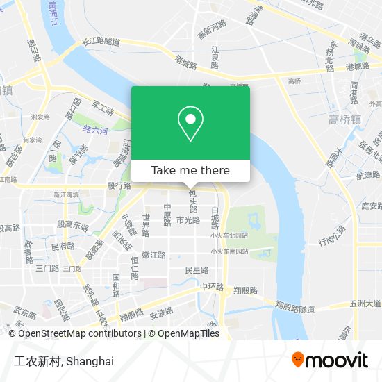 工农新村 map