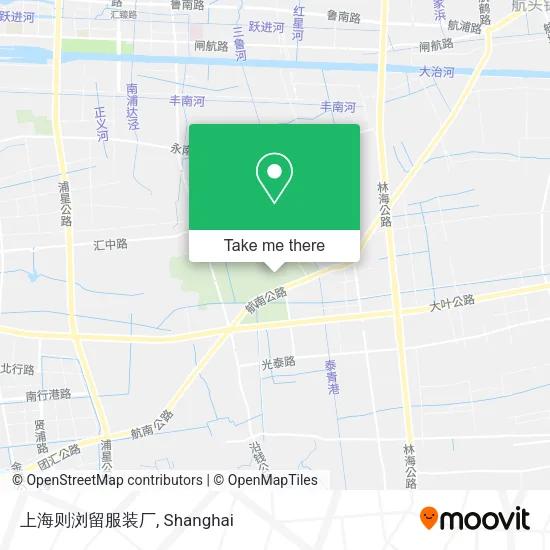 上海则浏留服装厂 map