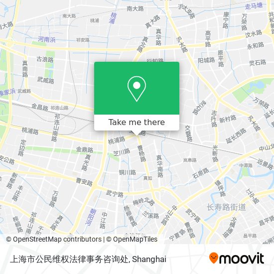 上海市公民维权法律事务咨询处 map