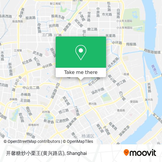 开馨糖炒小栗王(黄兴路店) map