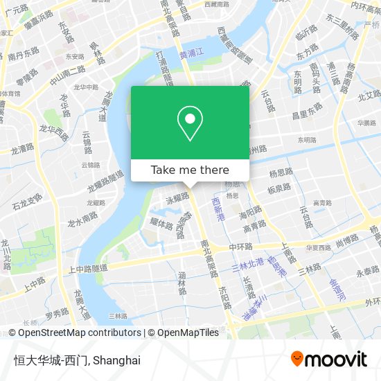 恒大华城-西门 map