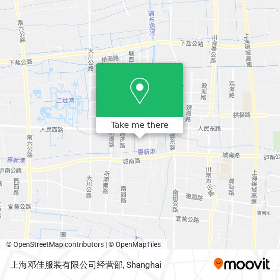 上海邓佳服装有限公司经营部 map