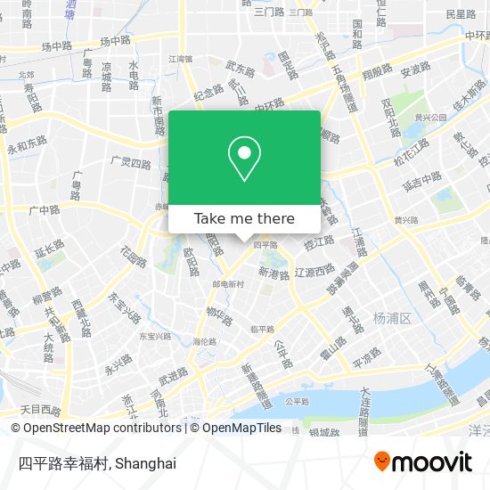 四平路幸福村 map