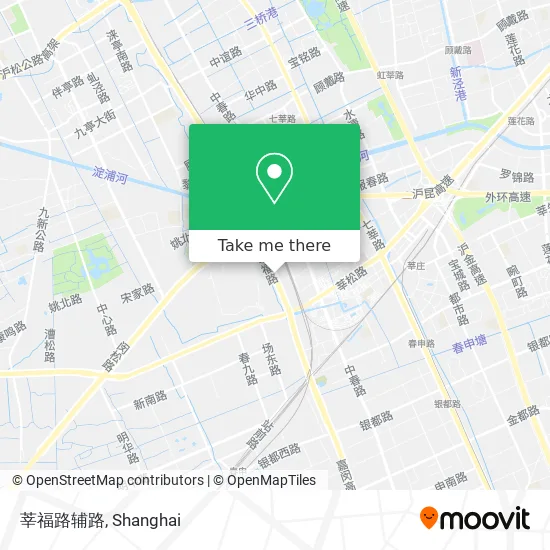 莘福路辅路 map