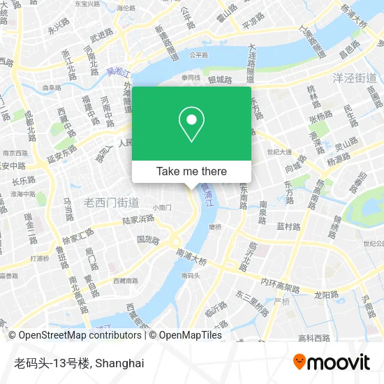 老码头-13号楼 map
