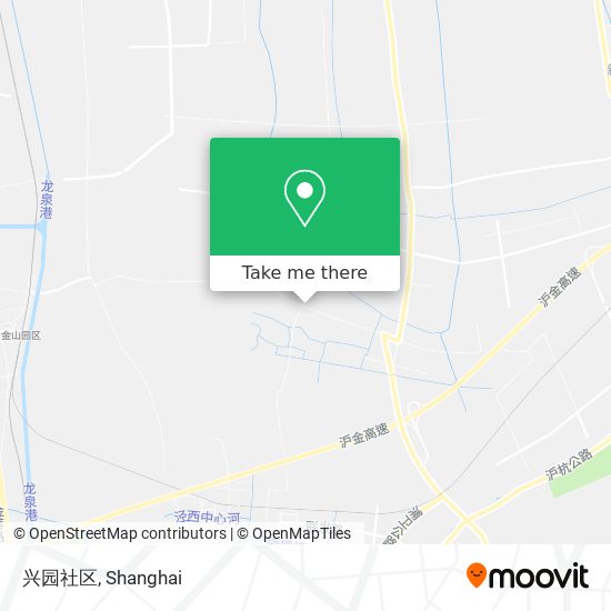 兴园社区 map