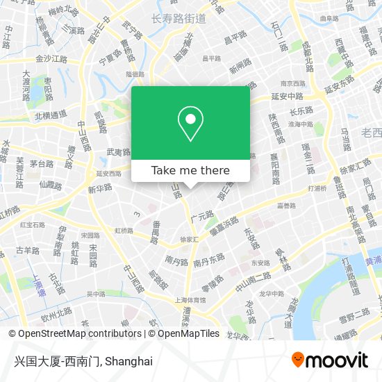 兴国大厦-西南门 map